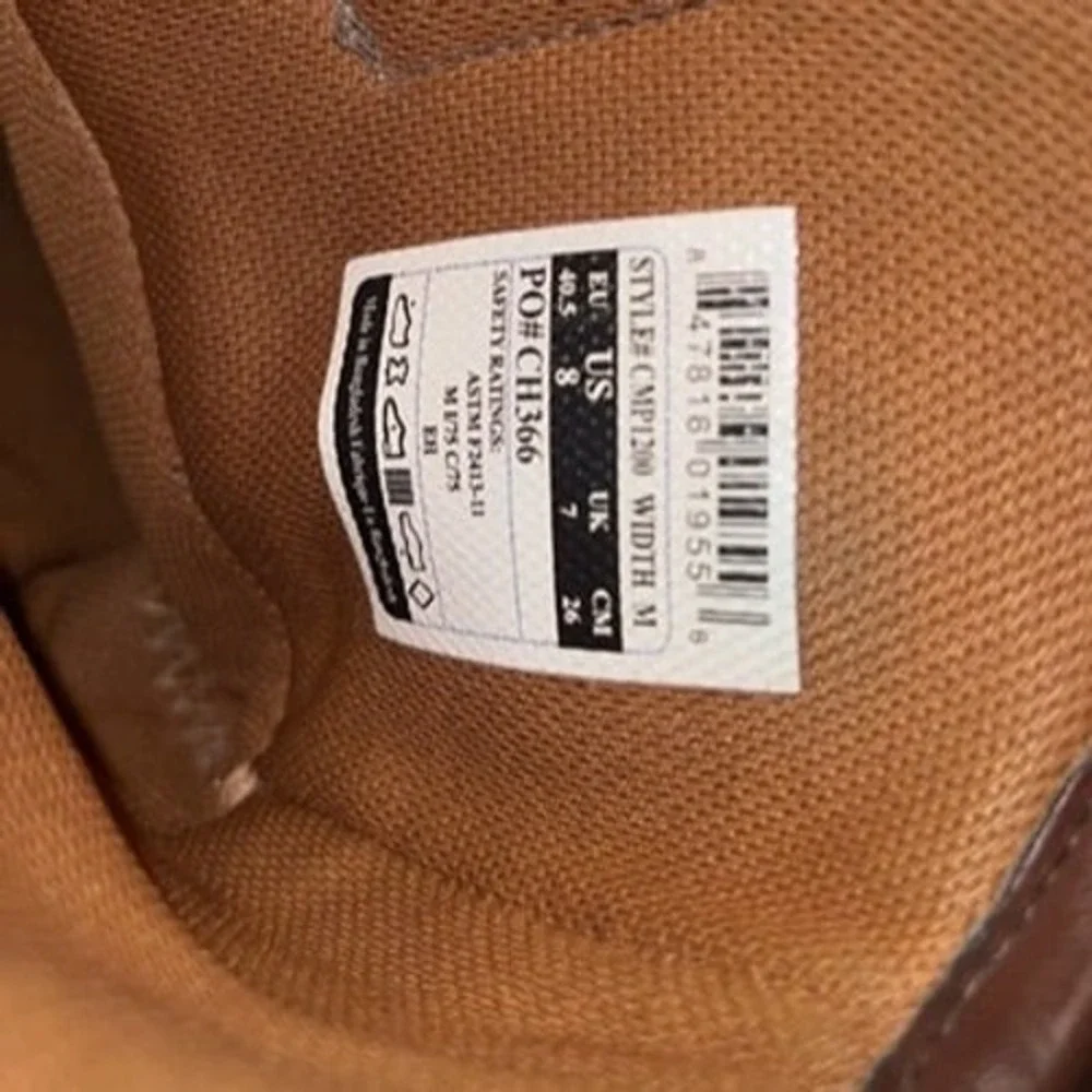 Carhartt Men's Heritage Waterproof 11" Steel Toe Wellington Work Boot - Picture 4 of 4